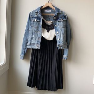 Athleta Hayes Pleated Midi Skirt